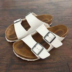 white birkenstocks